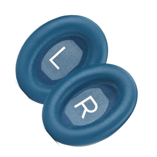INF Juego de 2 almohadillas de repuesto Indigo compatibles con Bose QC45 y compatibles con Bose QC35 QuietComfort 45 – Piel Proteína & Espuma viscoelástica