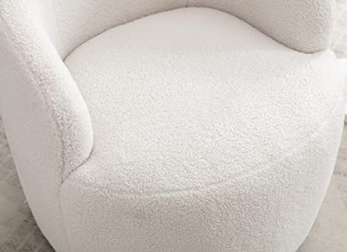 Sillón Plegable Redondo Blanco miniatura 4