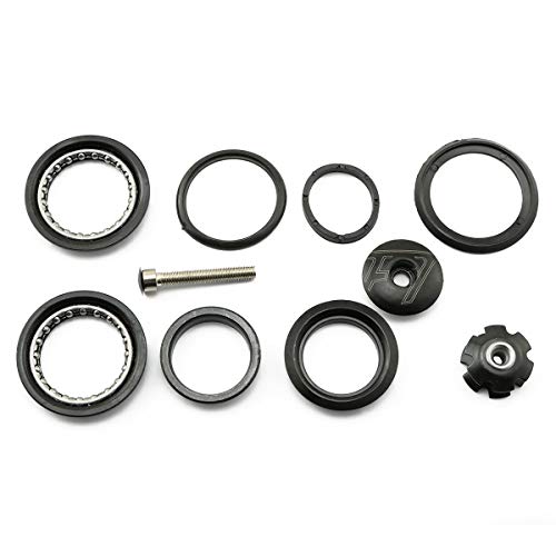 Pro Bamboo Kitchen Bicycle Headset 44mm Bearing Kit with Nuts and Washers for 44mm ID Mountain Bike Frame Head Tube