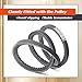 Mhrxusd BLT-0029 Golf Cart Starter Generator Drive Belt Replacement for Club Car Compatible with Subaru EX40 404cc EFI 14HP for Precedent 2014–2016 for Transporter XL XLC Replace 105205401 47539338001