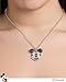Disney Mickey Mouse Necklace for Women with Pave Crystals, 16