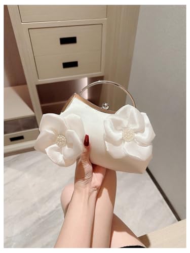 Image of Verdusa Women's Bowknot Evening Bag Ruched Clutch Purse Party Handbag with Chain Strap