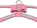 Kleines Hundegeschirr für Mädchen, mit Strass, für Damen, niedlich, ausgefallen, funkelnd, weich, hübscher Kristalldiamant für XS, Schwarz, Größe XS