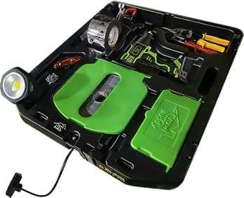 Miniatura 3 de CrawlBuddy Sistema de herramientas de espacio para gatear con cortador de correas y canal de almacenamiento de amarre con cremallera