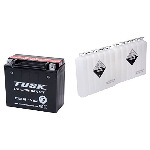 Tusk Tec-Core Battery with Acid TTX20LBS Maintenance-Free Fo