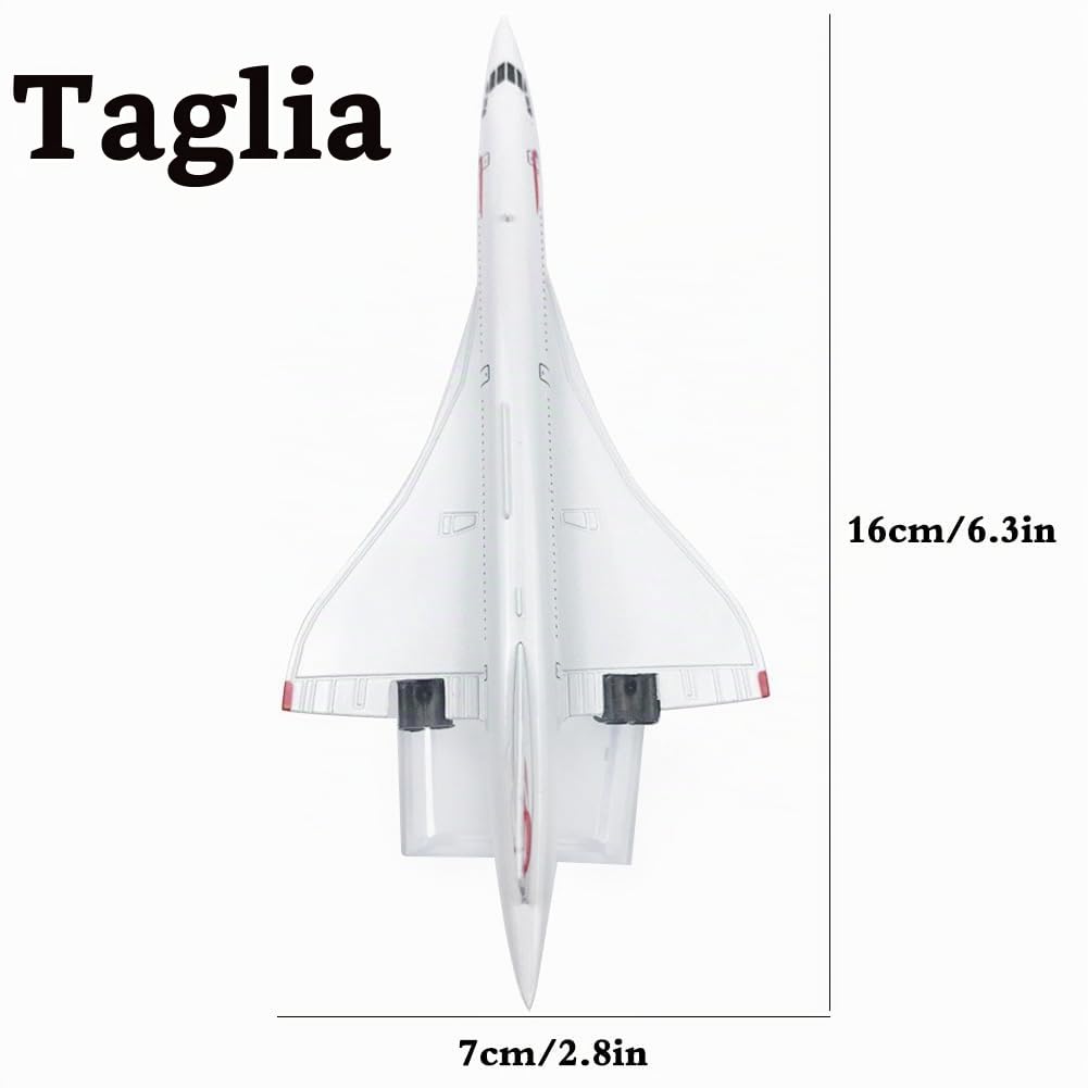 Aereo modello lega 1/400 scala Diecast modello di aereo per Air France Concorde aereo modello in miniatura collezione regalo pensierino Natale