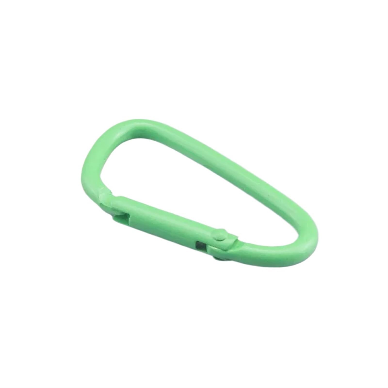 Karabińczyk, 5-20 sztuk/zestaw Karabinek ze stopu aluminium Klamra Sprzęt kempingowy Plecak Butelka wody Wisząca Brelok(Green,4.5cm 20PCS)