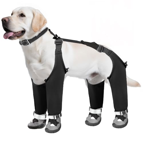 Dog Suspender Boots, Waterproof Dog Rain Boots, Puppy Snow Shoes ...