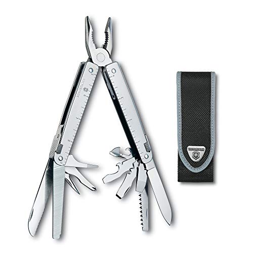 Victorinox Swiss Tool, Multiherramienta de Bolsillo Suiza, Multifunción, 26 Funciones, Alicate multiuso de punta fina, Bloqueable