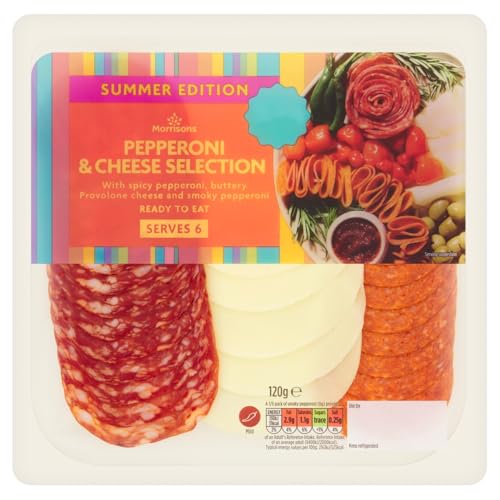 Morrisons Double Pepperoni And Cheese Selection 120g