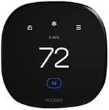 ecobee Smart Thermostat Enhanced Compatible with Alexa &lpar;Renewed&rpar; Black