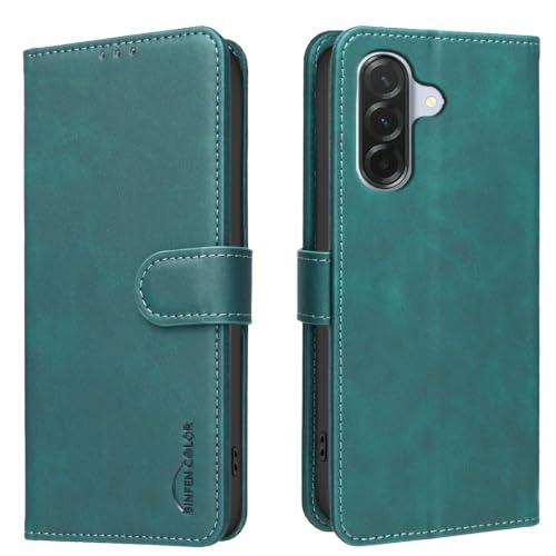 Étui portefeuille Samsung A37 5G vert : évitez l'écran brisé et encombrement