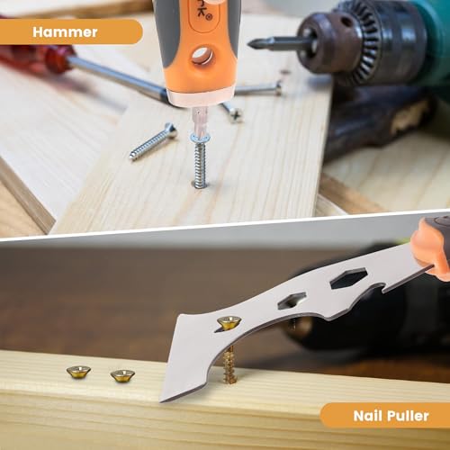 image for MulWark 16-in-1 Painter's Tool,3” Putty knife Drywall Paint Scraper,