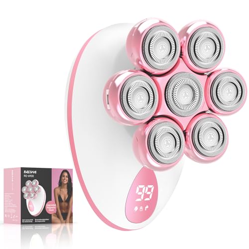 Electric Razors for Women, 7D Rotary Shaver for Legs Bikini Rechargeable, Wet/Dry Hair Removal Kit...