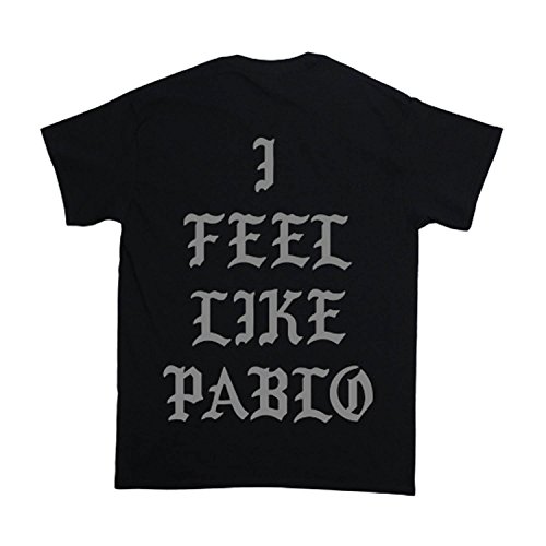 Cristees Design Yeezus Tour Black Chicago Pop Up I Feel Like Pablo Tee - I Feel Like Pablo (XL, Black)