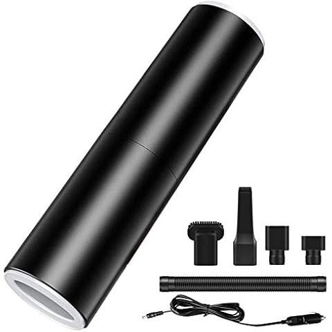 favourall Handheld Car Vacuum Cleaner DC 12V 120W Vacuum Cleaner For Car Strong Power Suction Wet/Dry Car Hoover With 4.5M Power Cord, HEPA Filter, Brush Head, Extension Hose Cover