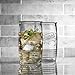 Glaver's Glass Tumbler Drinking Glasses Set of 4 – Genuine Artisan-Made Vintage Italian Original Mason – Elegant 20 Oz Clear Tumbler Glassware Set for Refreshing Drinks, Beverages, Iced Tea.