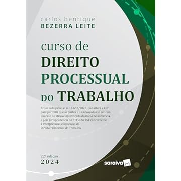 Capa do livro Curso de Direito Processual do Trabalho - 22ª edição 2024