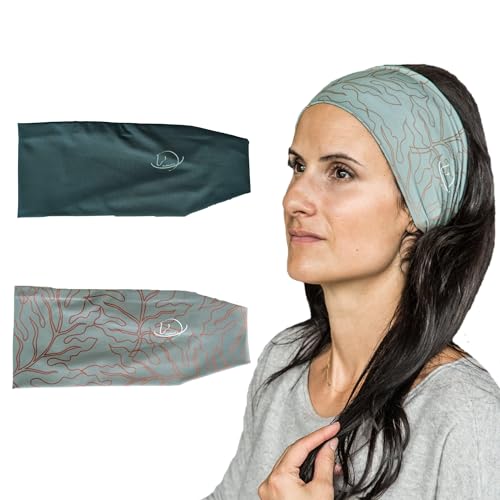 myMareCo Equestrian Headbands for Women, Under Riding Helmet Bands, Sportswear Wide Hair Wrap Suitable for Use with Bike Helmets, Yoga & Hiking