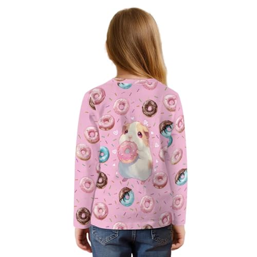 Girls Kids Sweatshirts Tie Front Top Crew Neck Pullover Long Sleeves Casual Fall Winter Clothes for 5-14 Teens2