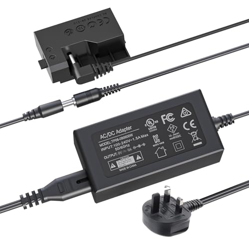 Kit DR-E10 con adaptador ACK-E10 para eliminar el uso de baterías en Canon T7