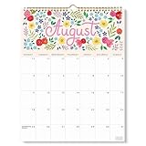 S&O Five Color Floral Wall Calendar from July 2025-Dec 2026 - Tear-Off Monthly Calendar - 18 Month Academic Wall Planner - Hanging Organizer to Track Anniversaries & Appointments - 13.5'x10.5”in