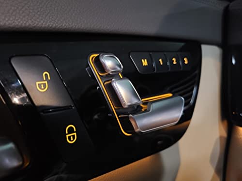 Miniatura 4 de Angelguoguo - Juego de botones para puerta de coche, diseño de lentejuelas