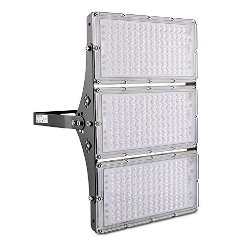 300W Led Baustellenstrahler, Industrielampe, LED Strahler, Wandstrahler außen und innen, Fluter, Industriestrahler für Werkstätte Fabrike usw, 10000LM, IP65 Wasserdicht u0085 (3000k, 300W)