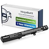 NinjaBatt Battery for Asus X551 X551M A31N1319 X551C A41N1308 X551MA D550 X551CA A31LJ91 X451 X451C 00B110-00250600 0B110-00250100 - High Performance [4 Cells/2200mAh/32wh]