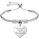 ✦Bracciale con un ciondolo è ben confezionato con una squisita confezione regalo, un sacchettino di velluto gratuito. Pronto da regalare come un regalo sorprendente in qualsiasi momento.
