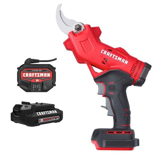 CRAFTSMAN 20V MAX Cordless Electric Pruner, Battery & Charger Included (CMCPR320C1)