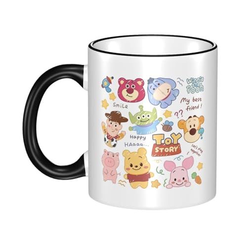 コーヒーカップ くまのプーさん アニメ マグカップ 330ml 可愛い マグ 大容量 セラミック カップ 電子レンジ対応 ファッション コーヒーマグ 耐熱 耐冷 誕生日 人気 プレゼント