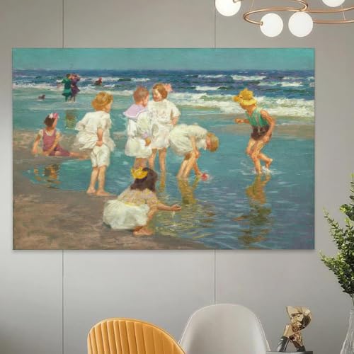 Cuadro impresionista de Edward Henry Potthast para decoración de dormitorio 5