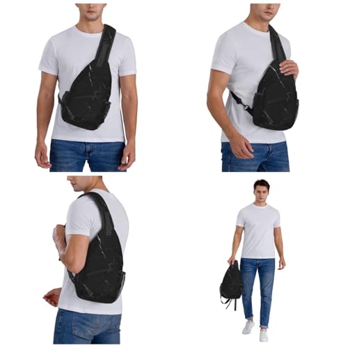 Bolso Bandolera Negro para Hombre y Mujer miniatura 7