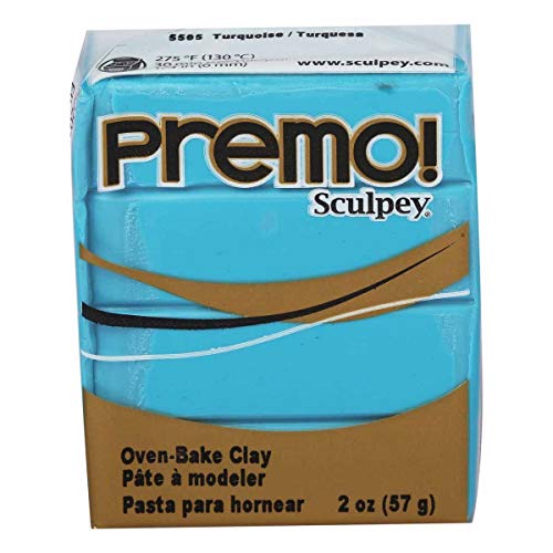 Premo Sculpey Polymer Clay 2oz-Turquoise