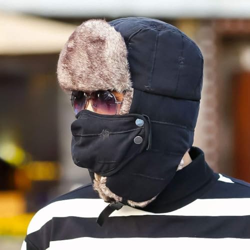 Chapeau Aviateur Homme Anti-Froid - Finis les Oreilles Gelées en Hiver