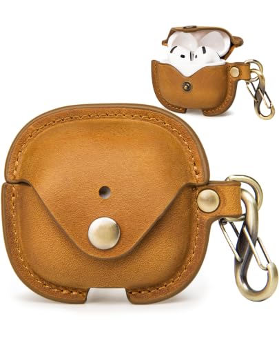 Protection AirPods 4 en cuir vintage pour vos trajets quotidiens et voyages