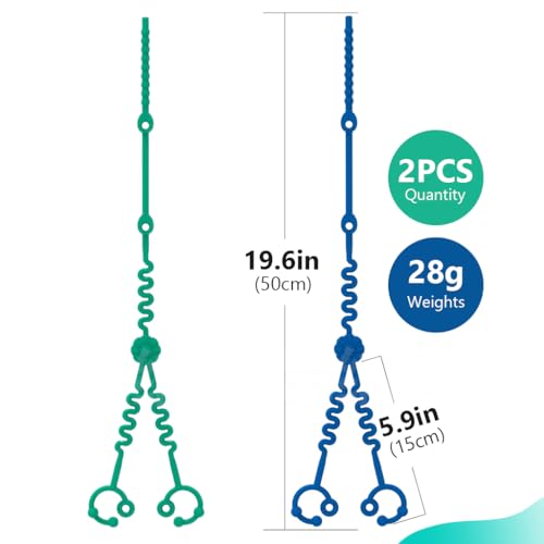 Image of SNOWIE SOFT 2Pcs Silicone Pacifier Clip Strap, Multi-Texture Design for Sensory Development, BPA-Free Soother Holder for Bags, Stroller Handle, Crib, Dummy Clip Leash for Pacifier 0-6 Months