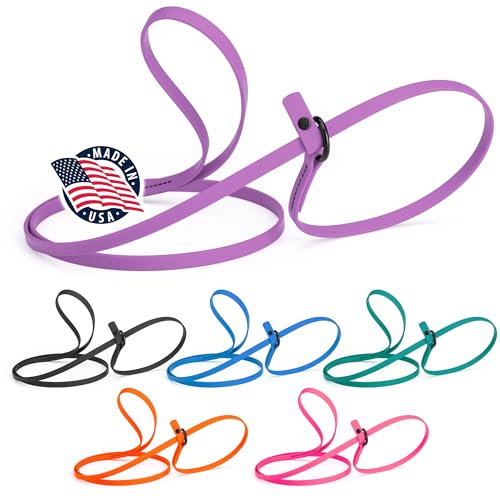 Dogline Biothane Slip Dog Leash - for Small, Medium and Large Dogs - Odor Free Slip Lead, Heavy Duty...