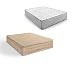 HOGAR24 ES | Pack de Canapé Abatible Gran Capacidad + Colchón Viscoelástico Natur Plus Edition 30 | Canapé Color Roble Cambrian | Medidas: 135x190 cm