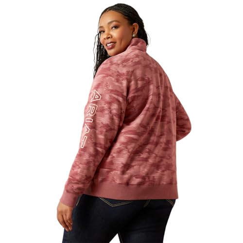 Image of ARIAT womens Logo 1 /2 Zip Sweatshirt