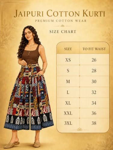 Image of COTLAND Fashions Jaipuri Cotton Printed Flared Palazzo Pants for Women