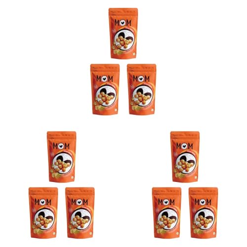 Image of MOM - Meal of the Moment, Roasted Cheddar Cheese Makhana (Pack of 9) 52g / 56g - Gluten Free | Anti Oxidants | MSG Free | Zero Trans Fat | No added Preservatives and No Artificial Flavours