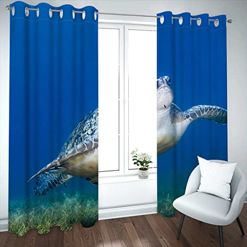 Rideau occultant tortue de fenêtre thermique isolant polyester