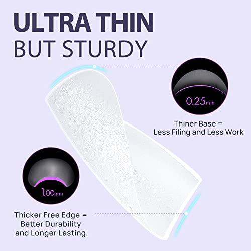 Gel Nail Kit - Btartbox Gel Nail Tips And Glue Gel Kit, 300Pcs Short Almond Soft Gel Nail Tips, Gel Nail Glue And Tip Primer With Nail Lamp Acrylic Gel Nail Extension Kit #TOP2