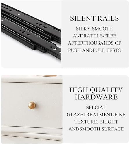 Modern Solid Wood Nightstand with Large Capacity, Stylish Storage Organizer for Bedroom, Living Room, and Corridor - Durable & Functional Design