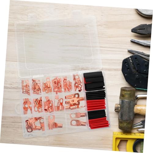 Terminales de latón con conectores termorretráctiles kit de 160 piezas para coche y hogar 6