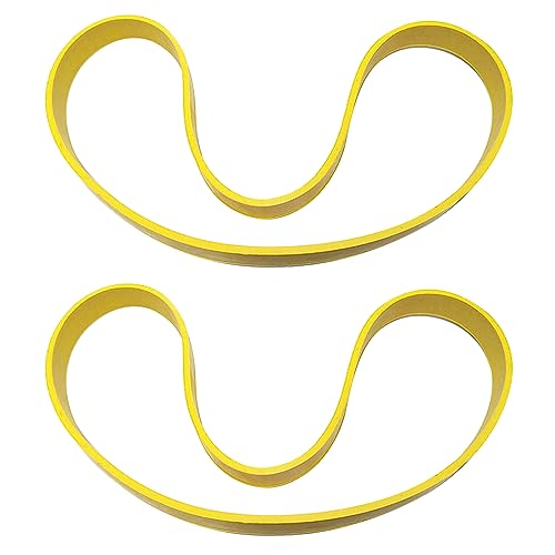 Lot de 2 pneus de rechange pour scie à ruban - En caoutchouc antidérapant - Pour le travail du bois - 30,5 cm