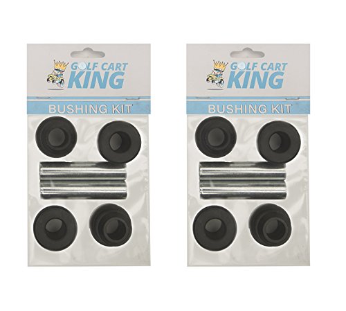 (2) EZGO TXT/Medalist (94+) Gas/Electric Golf Cart Rear Leaf Spring Rubber Bushing Kits