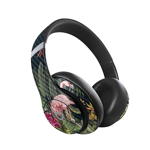 Image of MightySkins Carbon Fiber Skin Compatible with Beats Studio Pro - Tropical Kingdom | Protective, Durable Textured Carbon Fiber Finish | Easy to Apply